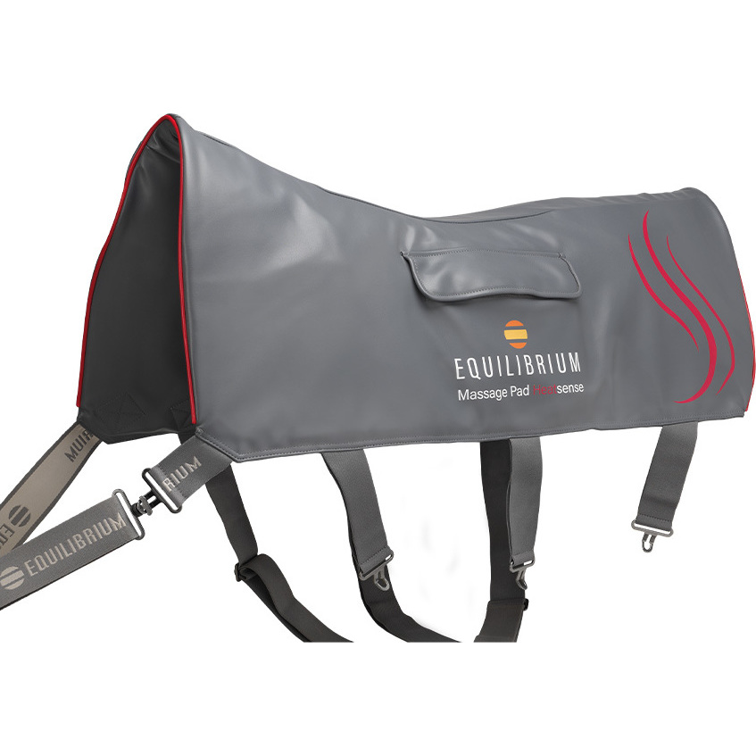 2025 Equilibrium Heatsense Horse Massage Pad 35864 - Grey
